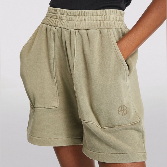 Anine Bing Pants - ANINE BING Kelsie Shorts - Green
